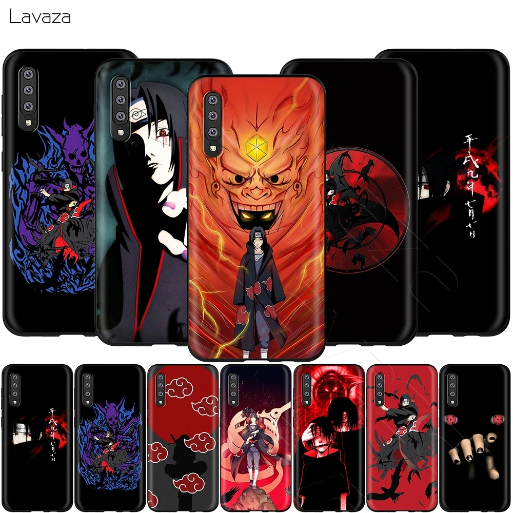 Lavaza аниме Наруто Обувь в стиле Итачи Учиха японский чехол для Samsung Галактики S6 S7