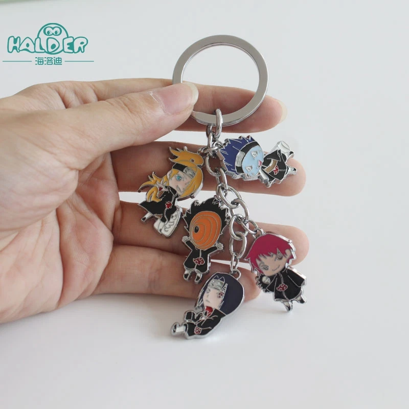 Гальдер распродажа аниме мультфильм аниме Naruto kakashi Gaara брелок очаровательный сотовый телефон ремешок аксессуары цепочка для ключей из металлического сплава