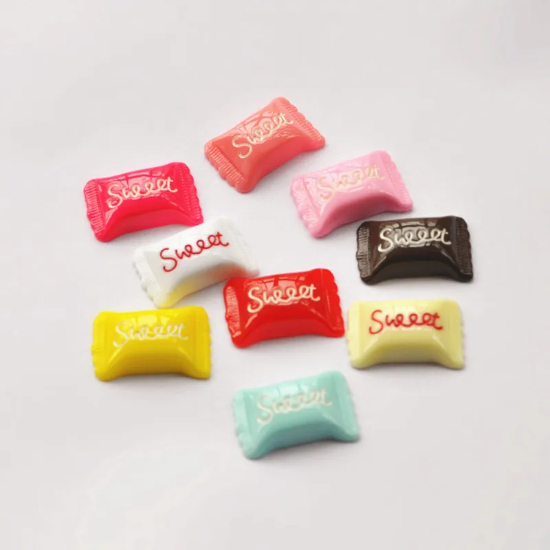 10 шт./лот DIY ремесло искусственный пищевой Торт Смола кабошон плоская задняя еда