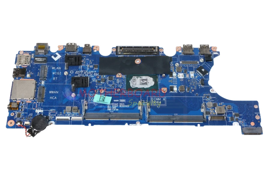 Vieruodis для Dell Latitude E7470 материнская плата ноутбука с i3-6100U CPU V2N4V 0V2N4V CN-0V2N4V AAZ60 LA-C461P