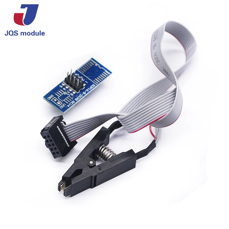 SOIC8 SOP8 СОП Формат Флэш чип зажим для проверки ИС разъем Adpter биос 24 25 93 программист