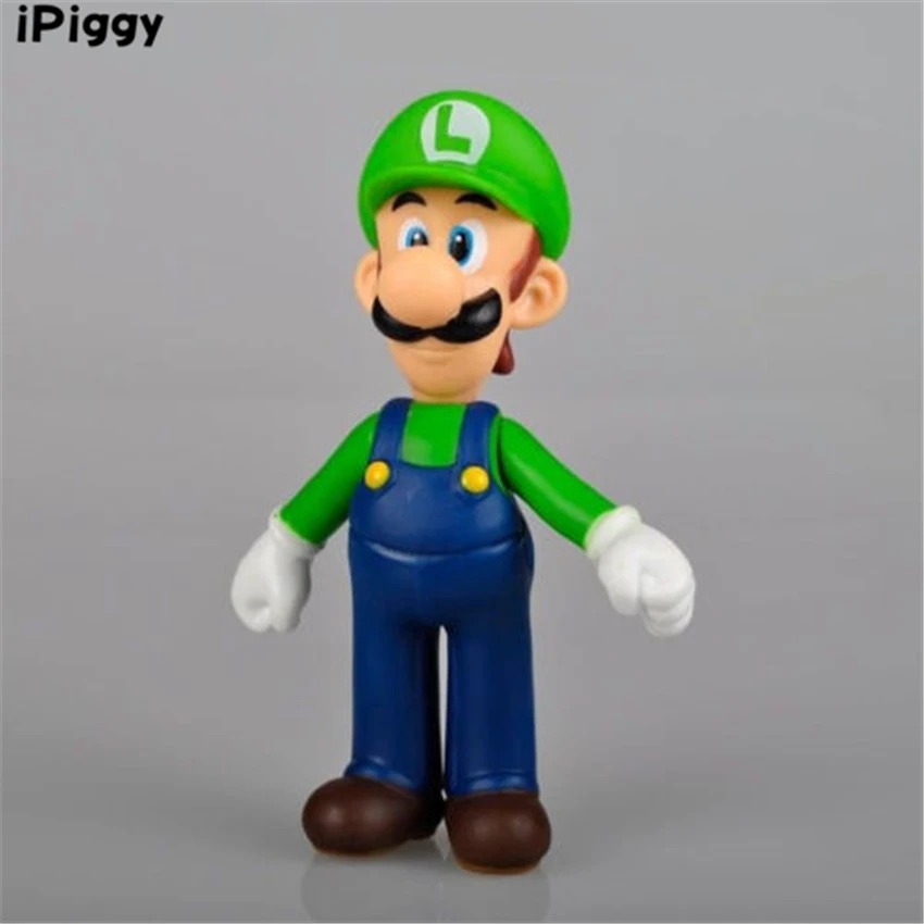 5 &quotНовый Супер Братья Марио Луиджи фигурка игрушка Зеленая Шапка мм | Игрушки и