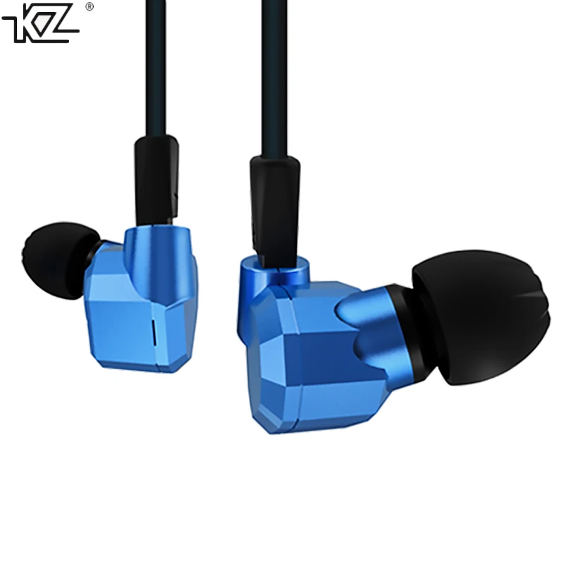 KZ ZS5 оригинальные наушники проводной кабель с микрофоном стерео Бас quad driver
