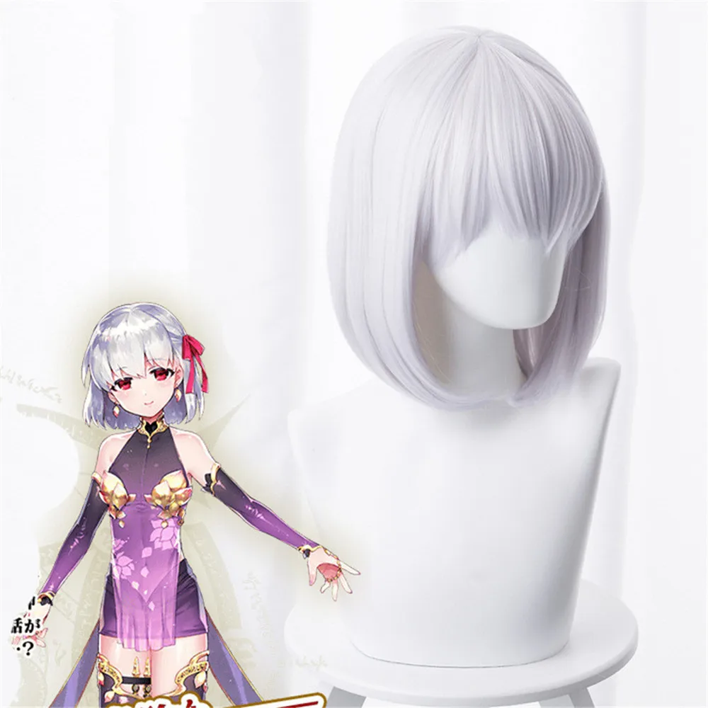 FGO Kama новый черный парик Fate Grand заказ stay night волосы золотой 35 см термостойкий