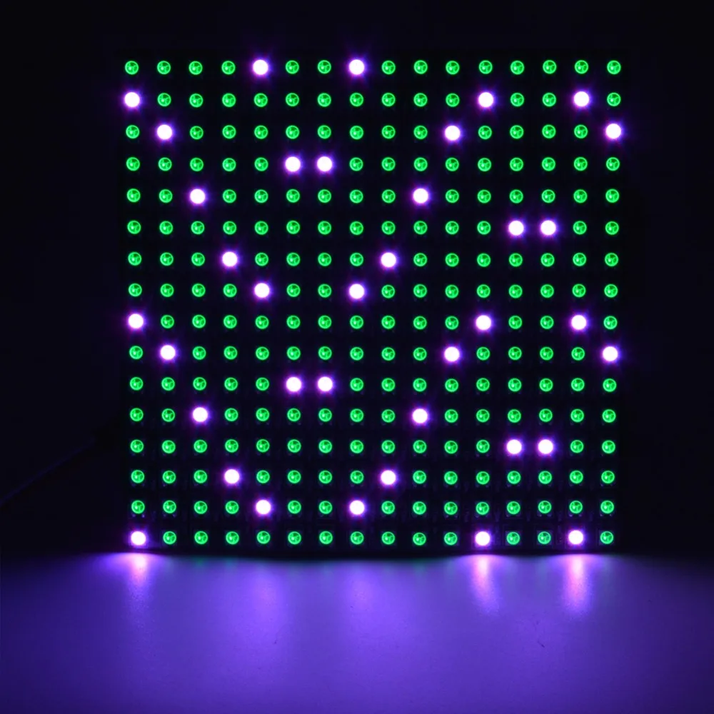8x8 16x16 8x32 пикселей SK6812 WS2812B RGB Матрица индивидуально адресуемый цифровой гибкий светодиодный экран DC5V