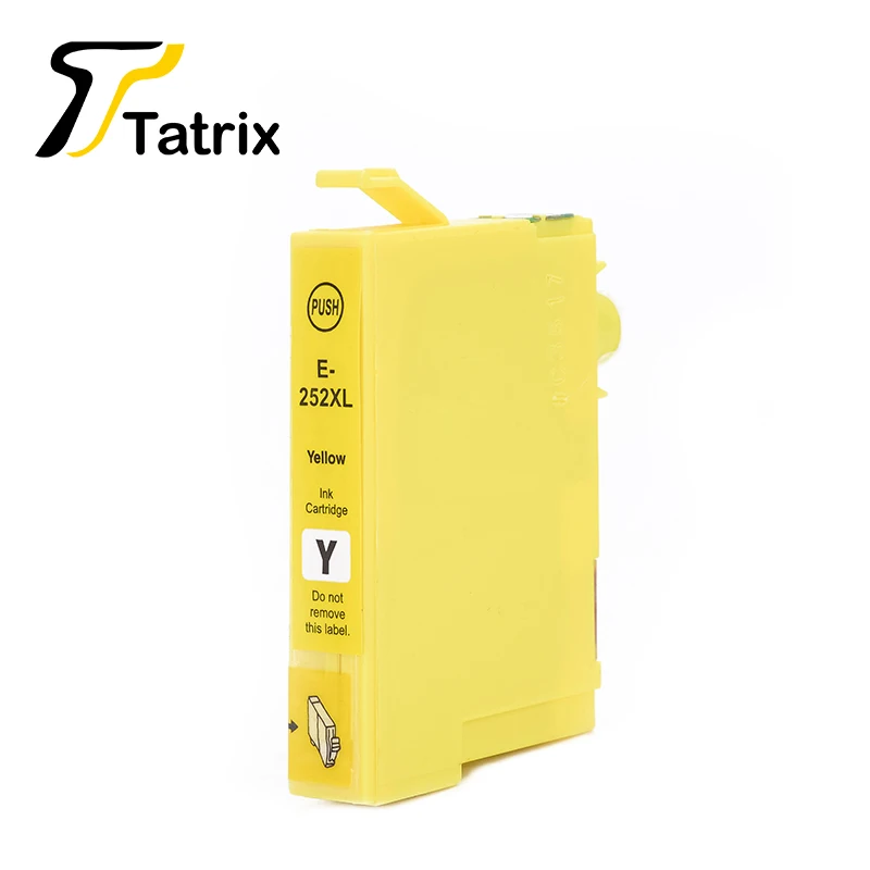 Tatrix для Epson 252XL совместимый картридж с чернилами T2521XL Применение рабочей силы WF 3620