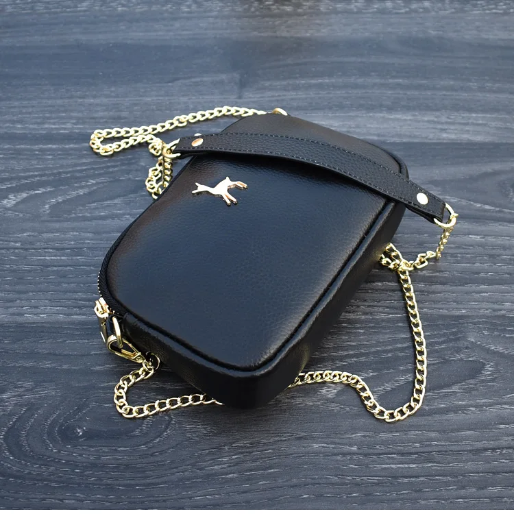 Bolsos Mujer, новая версия, сумка для мобильного телефона с олененком, верхний слой, коровья кожа, натуральная кожа, через плечо для женщин,, клатч, женский кошелек