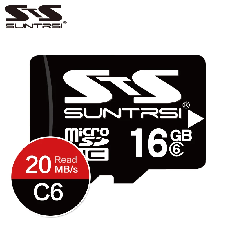 16GB Class 6 Suntrsi Micro SD карта 32 Гб TF USB флэш-карта памяти для телефона и камеры 32 Гб класс 6 C6 SDHC USB карта памяти - Емкость: 16GB Class 6