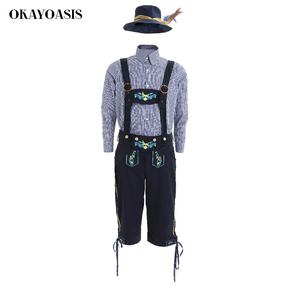 2017 мужские костюмы на Октоберфест традиционное немецкое баварское пиво мужской