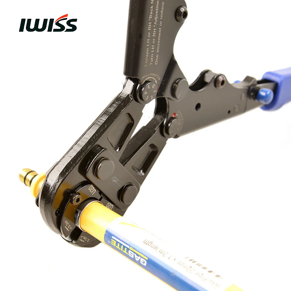 Инструменты для обжима труб IWISS IWS 1620A инструмент прессования PEX со складными