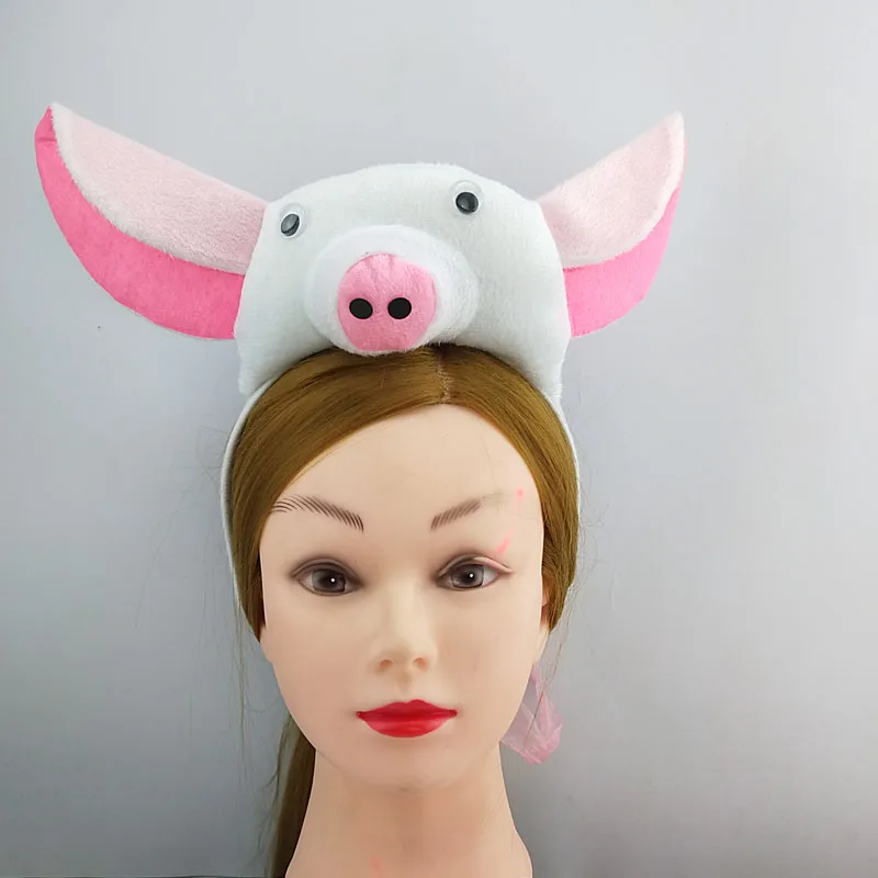 

Animal Pig Cosplay Headband Bow Tail Paws Tutu Skirt Set Kids Girl Party Props Costume For Kids Women Halloween Christmas