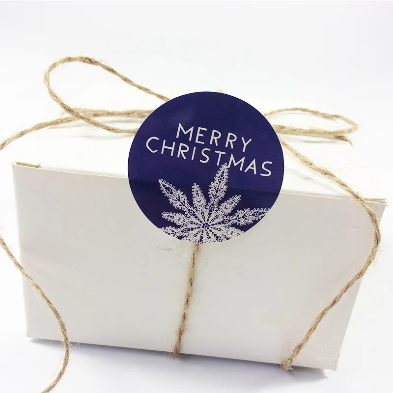 80 шт./лот круглый дизайн снежный цветок серия Merry Christmas DIY многофункциональная
