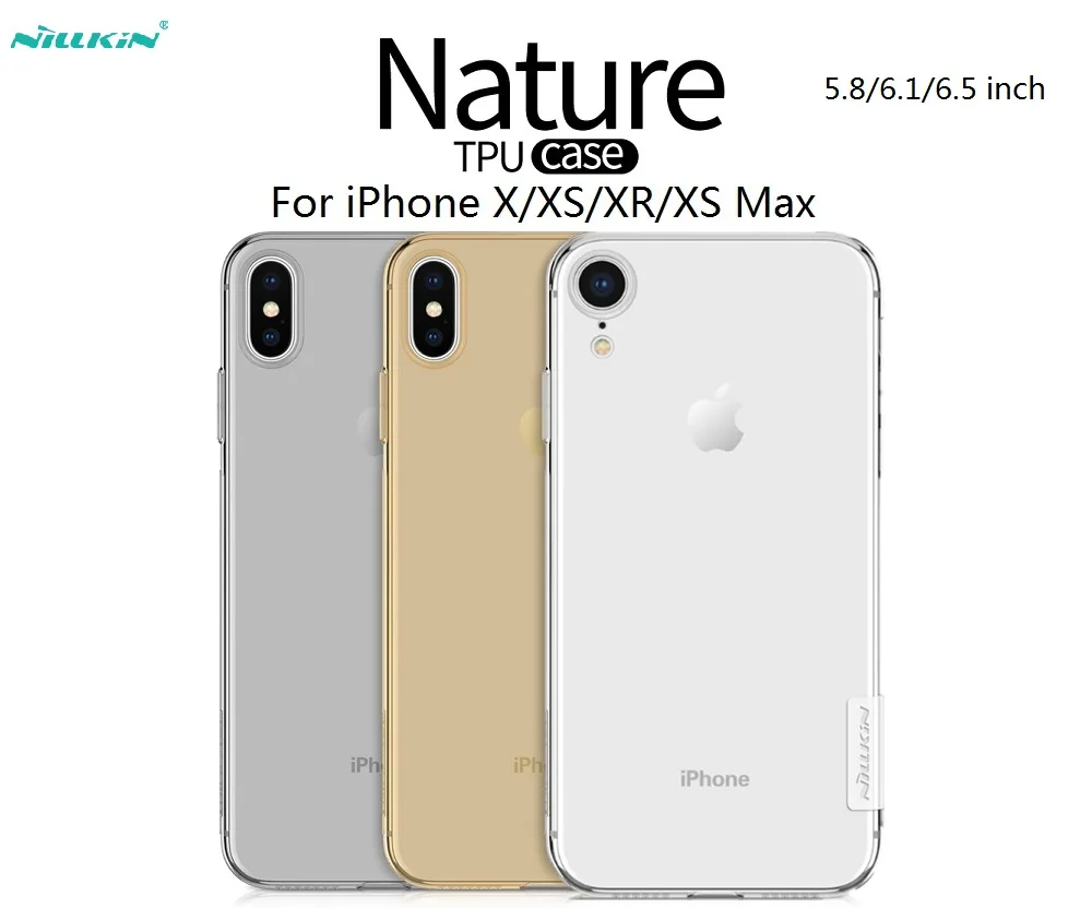 Прозрачный чехол для iPhone X/XS/XR/XS MAX чехол тонкий прозрачный защитный силиконовый из ТПУ рукав 5,8 6,1 6,5 дюйма для iPhone XR