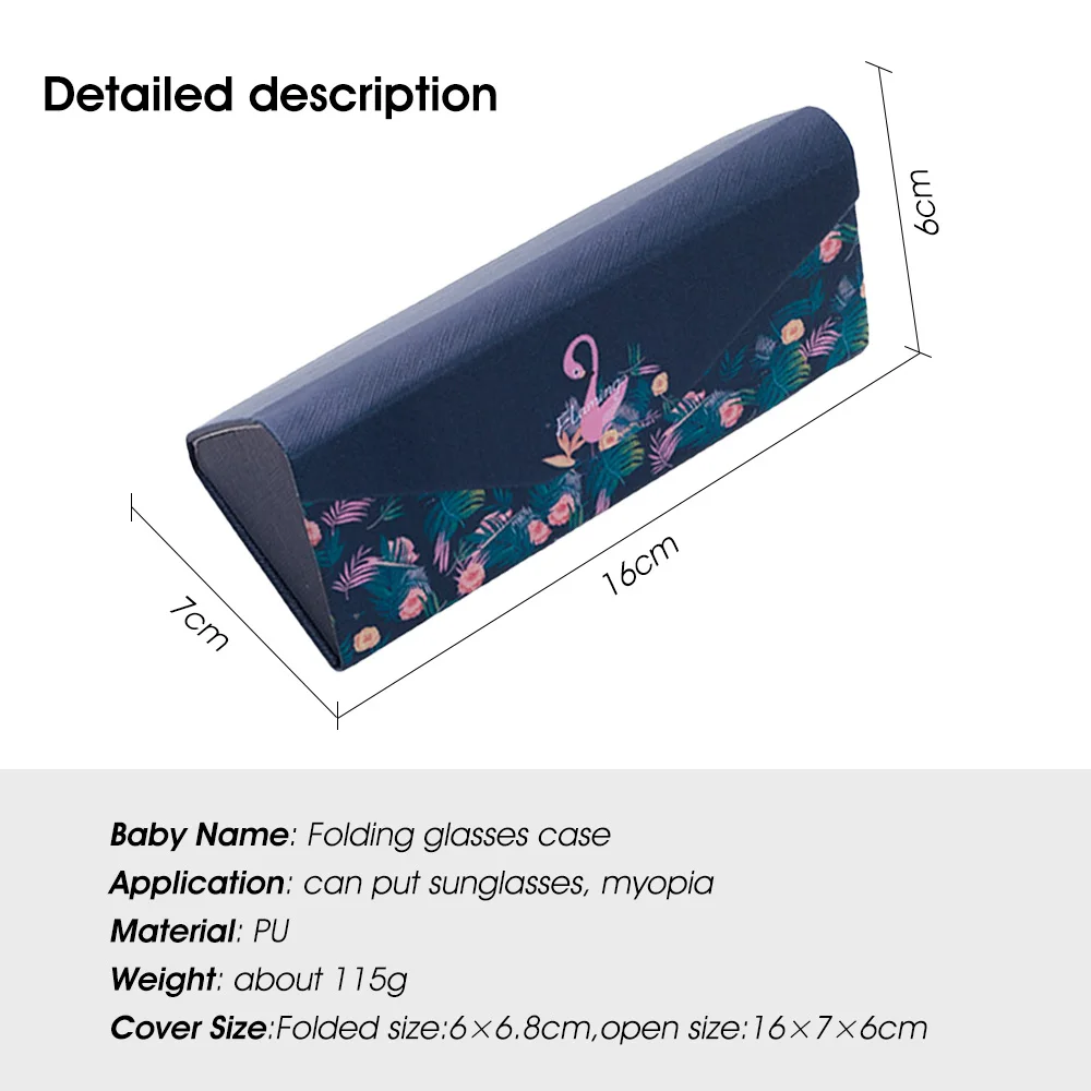 Портативный Чехол для очков милый из искусственной кожи портативный складной