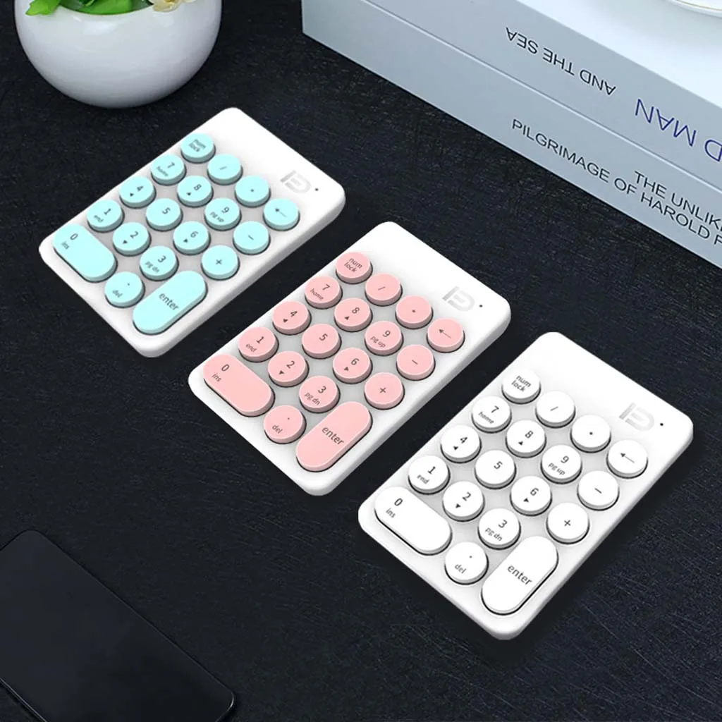Portable Mini Wireless Keyboard USB Receiver 19 Key Digital Waterproof Numeric | Компьютеры и офис
