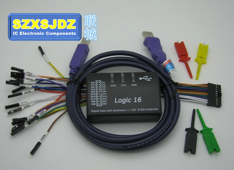 2021 + saleae16 1.2.14 1.2.10 1.1.34 1.1.8 1.2.28 1.2.17 USB 100 м анализатора логики ARM FPGA инструмент