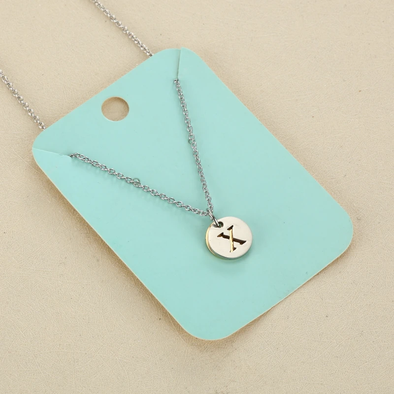 Модное дизайнерское ожерелье с надписью мужское и женское ювелирное изделие