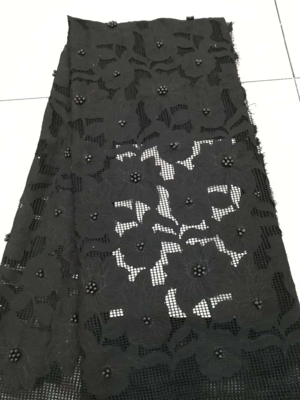 Прекрасное последнее Африканское кружево с бисером ткань 2018 Румяна Розовый