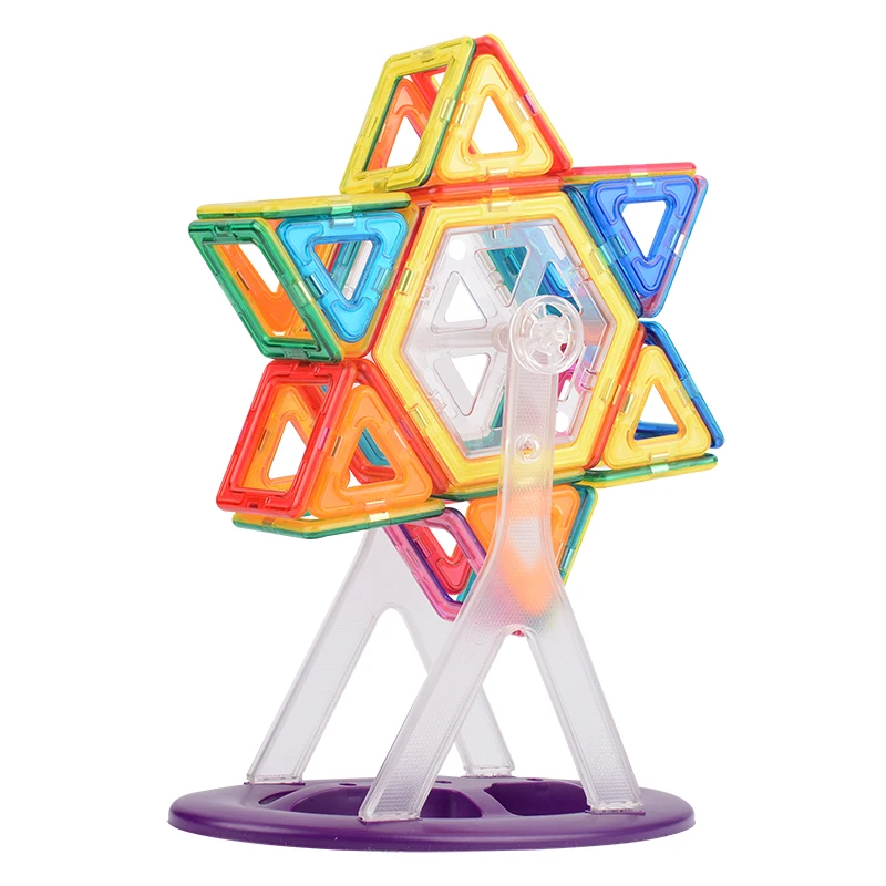Vinandi-bloques magn&eacute;ticos de gran tama&ntilde;o para ni&ntilde;os, juego de bloques de construcci&oacute;n, modelo y juguetes de construcci&oacute;n, imanes, juguetes educativos-1