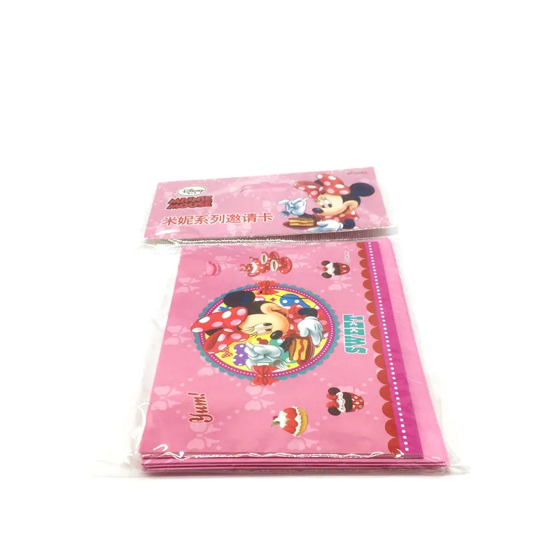 Праздничные открытки Дисней Минни Маус пригласительная карта для свадьбы