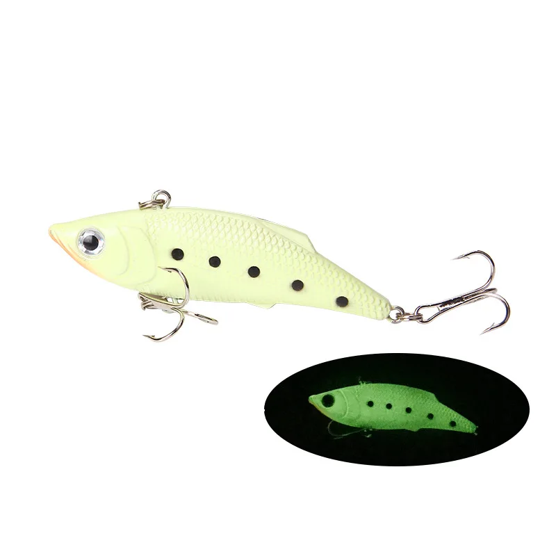 Coclor-3 Полноразмерный светящийся дорожный Yat Rock/Pencil/VIB/Minor/Wave Ночной светильник, имитирующий имитацию рыбной ловли - Цвет: Coclor-3