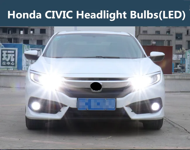car LED Headlight Kit  for Honda  Civic 06-17 paragraph  LED  6000K 9005 HB3 h11 Civic Light  Bulbs LED 12V 90w