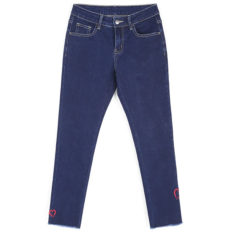 LEIJIJEANS Новое поступление весенние узкие джинсы с 9 точками на талии классические