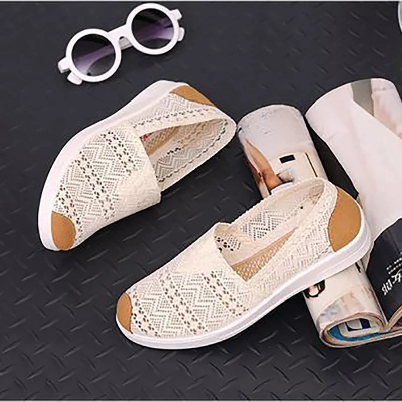 2019 г. Новая женская обувь с водным узором Повседневная дышащая прогулочная