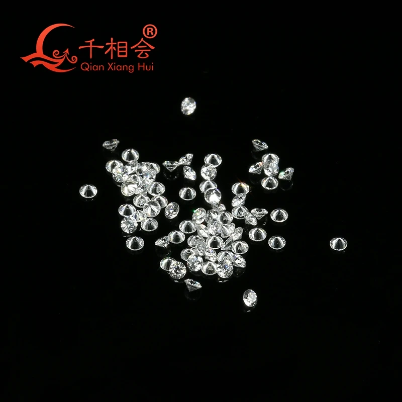 1,2 мм и 1,5 мм HPHT Lab Created Man Made diamond F цвет выглядит как бриллиант 5 шт в упаковке