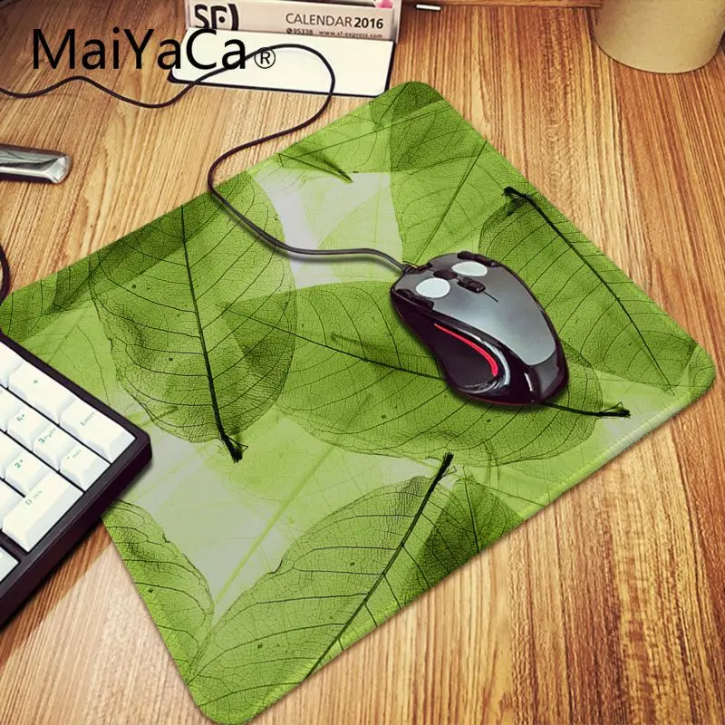 MaiYaCa осенние прозрачные листья шаблон Ноутбук игровой коврик для мыши большой Противоскользящий коврик для клавиатуры Настольный коврик для геймера DOTA