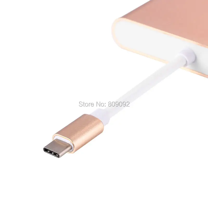 Кабель-адаптер 3 в 1 с разъемом Type-C на VGA USB 0/USB-3.1 Female | Компьютеры и офис