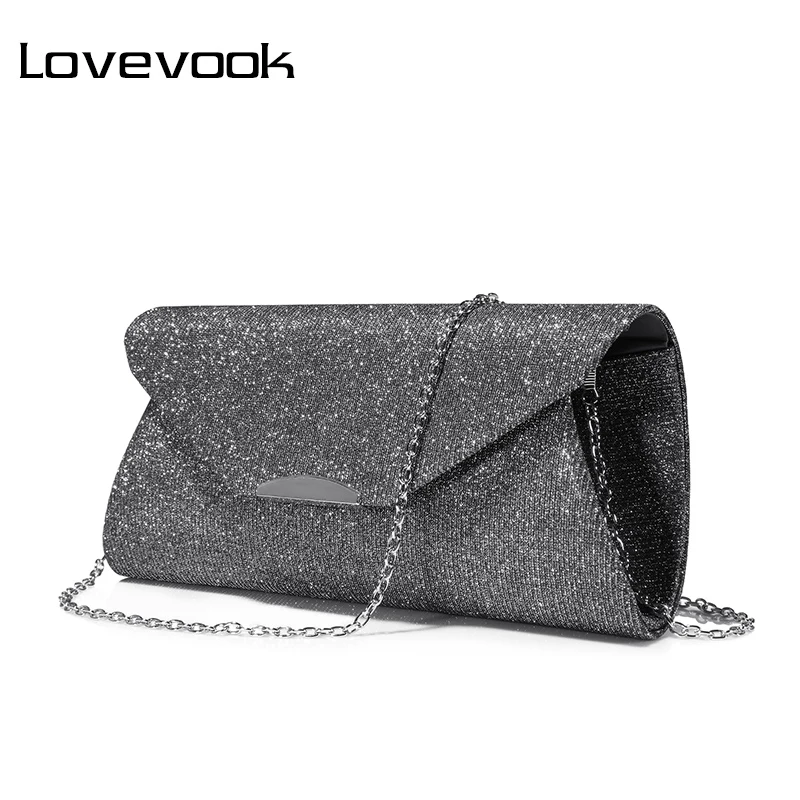 Модные женские вечерние клатчи LOVEVOOK сумки через плечо Дамский кошелек конверт