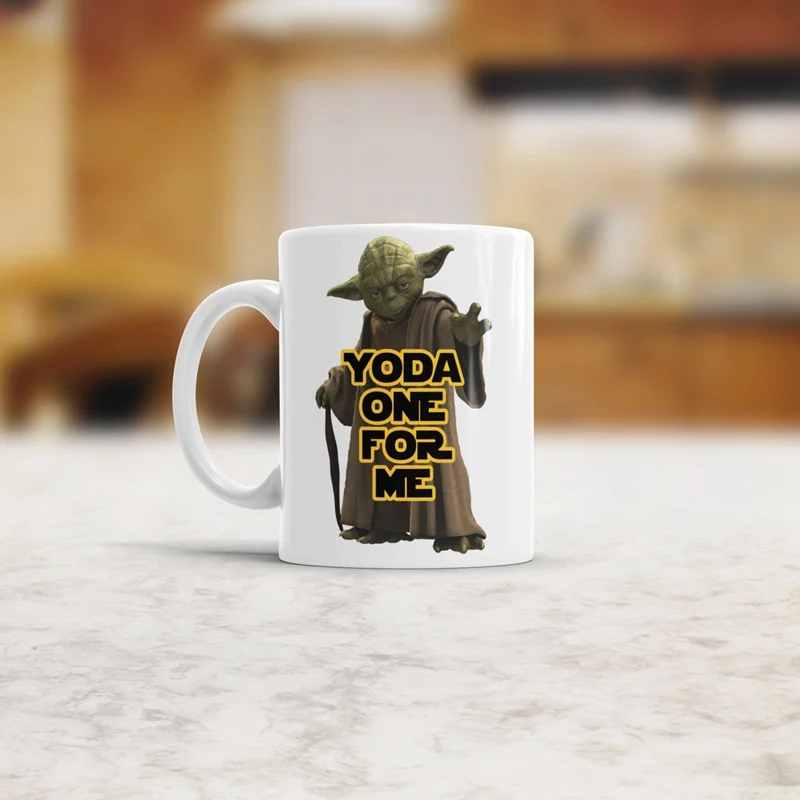 Yoda фигурка керамическая кофейная кружка милый Звездные войны кружка для молока на завтрак для детей подарок