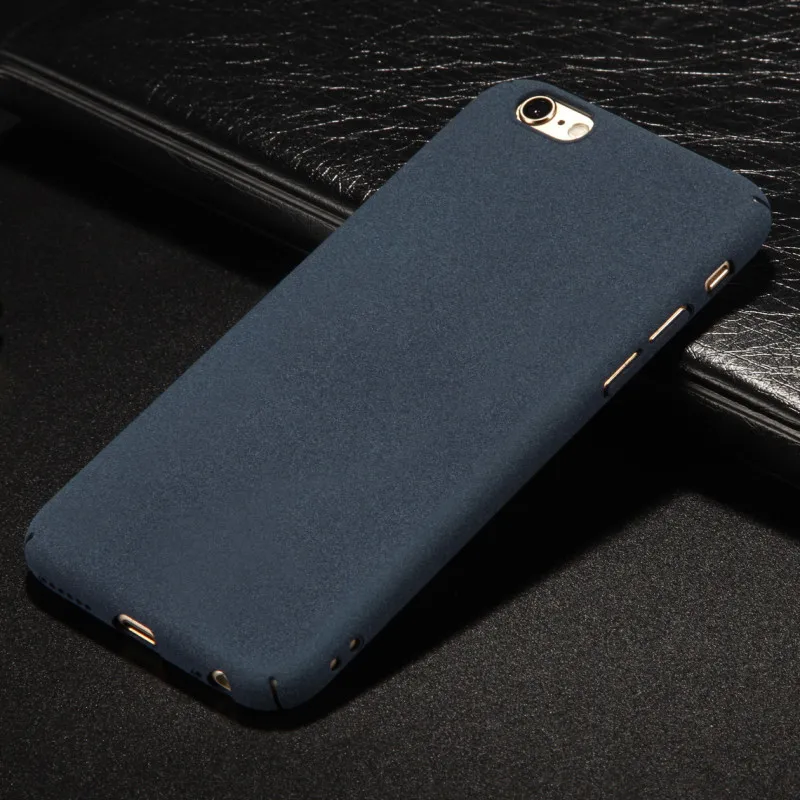 Жесткий матовый тонкий чехол для iPhone 7 6 s 8 плюс Xs X Матовый рок песок зыбучие пески