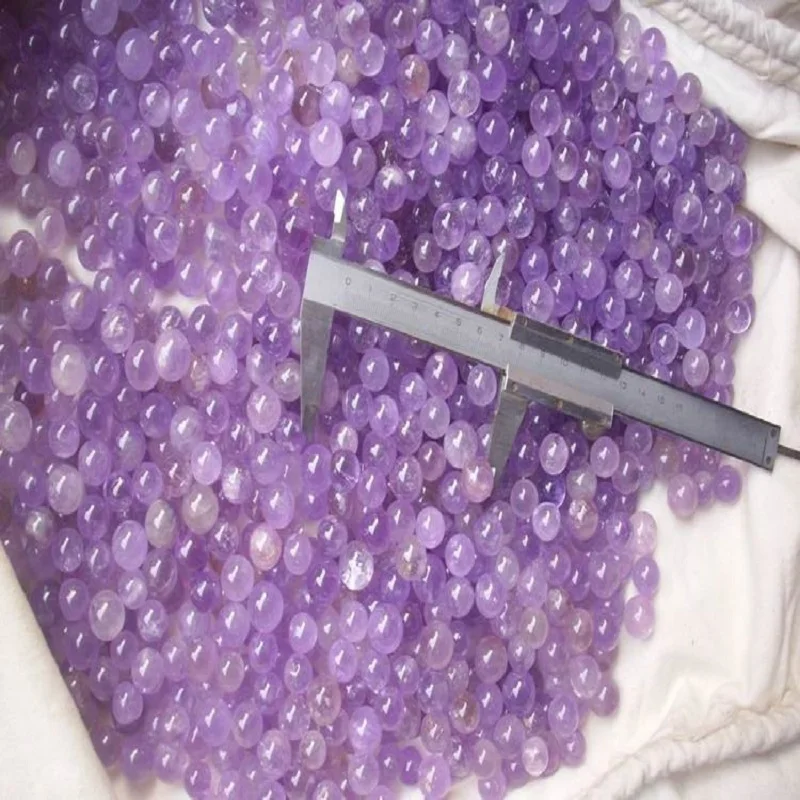 20pcs 12-16mm Natural Amethyst ball Healing Crystal Stone Specimen Natural Stones Minerals