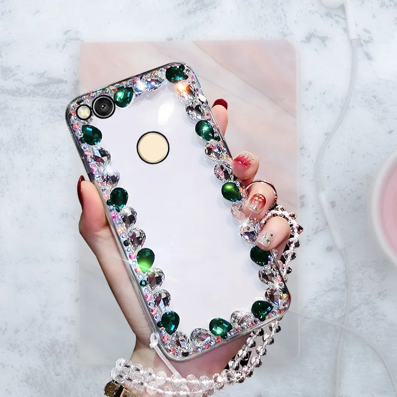 Подходит для HUAWEI P9lite Роскошная вспышка бриллиант телефон Жесткий Чехол|Бамперы| |