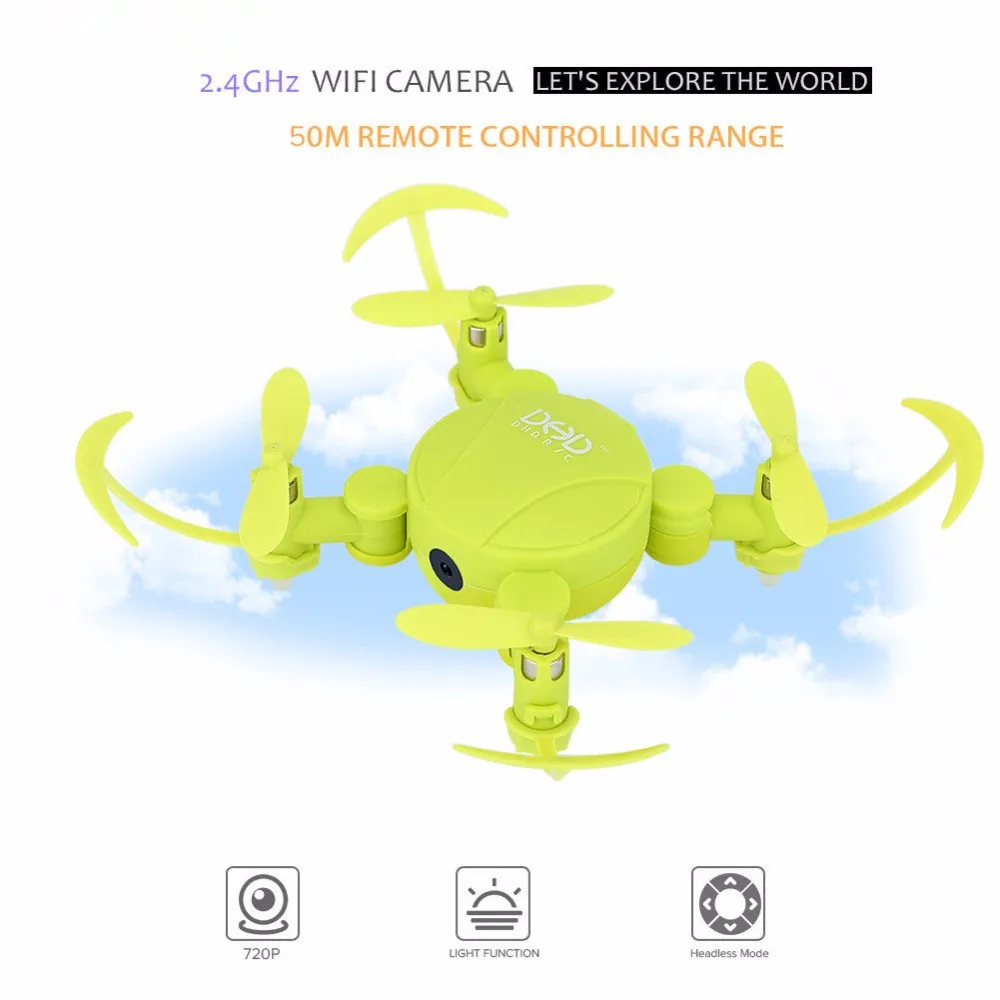 DHD D4 мини карманный складной UAV 2 4 ГГц WIFI FPV 720P HD камера режим высоты четырехосевой