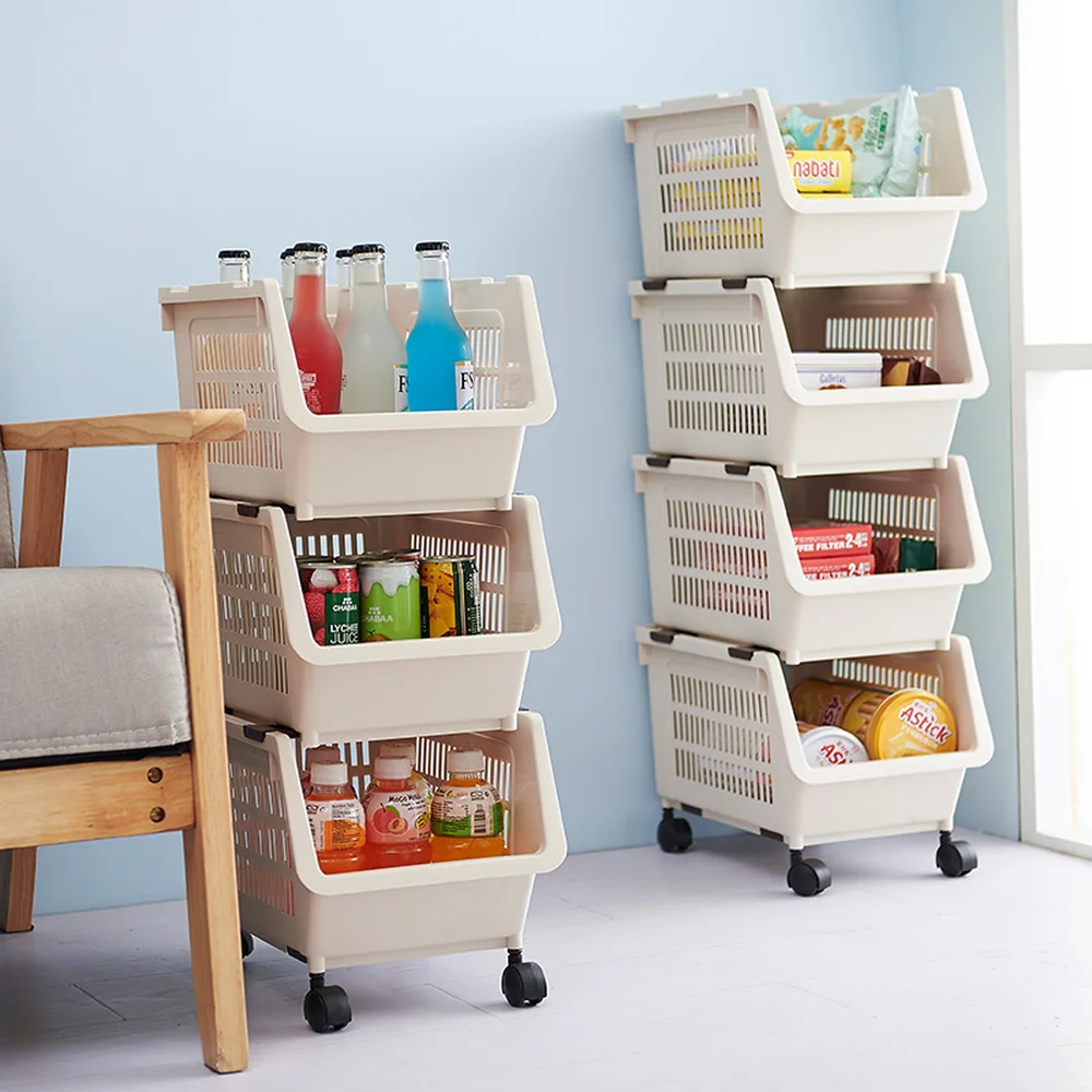 Полка для хранения вещей кухни боковая полка холодильника 2/3/4 Съемный слой с