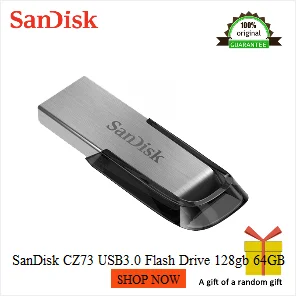 SanDisk CZ50 USB флеш-накопитель 8 ГБ 16 ГБ 32 ГБ 64 ГБ USB 2,0 карта памяти USB флеш-накопитель Поддержка официальной проверки