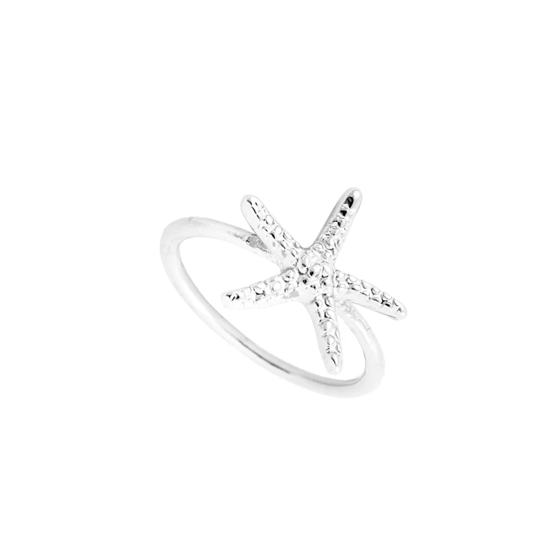 Мин 1 шт. кольцо в форме морской звезды милое ювелирные изделия на палец JZ095|jewelry