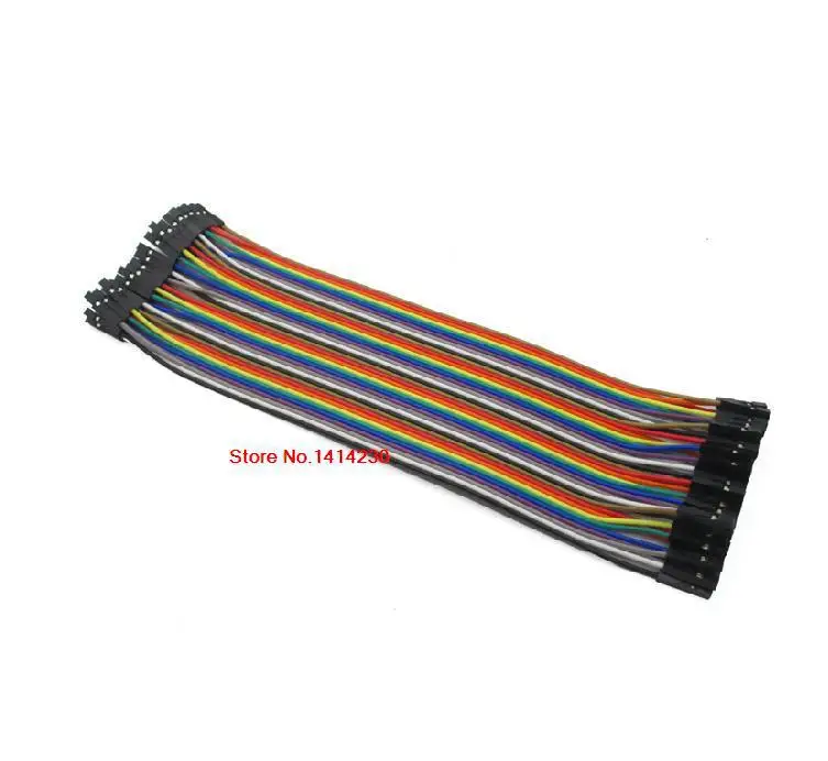 Dupont line 120 шт. 20 см 2,54 мм расстояние между штыревыми+ штыревыми и женскими перемычками Dupont кабель для arduino