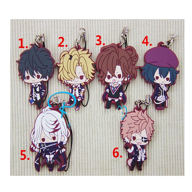1 шт. аниме брелок Diabolik Lovers аято Сакамаки Син Карла история вампира Keychian кольца