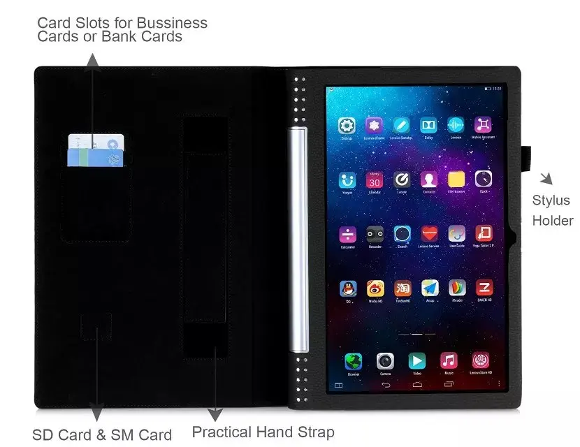 Yoga tablet 2 10 50F личи кожаный чехол с откидной крышкой для lenovo yoga 1050F 1050 1051F 1050L 1