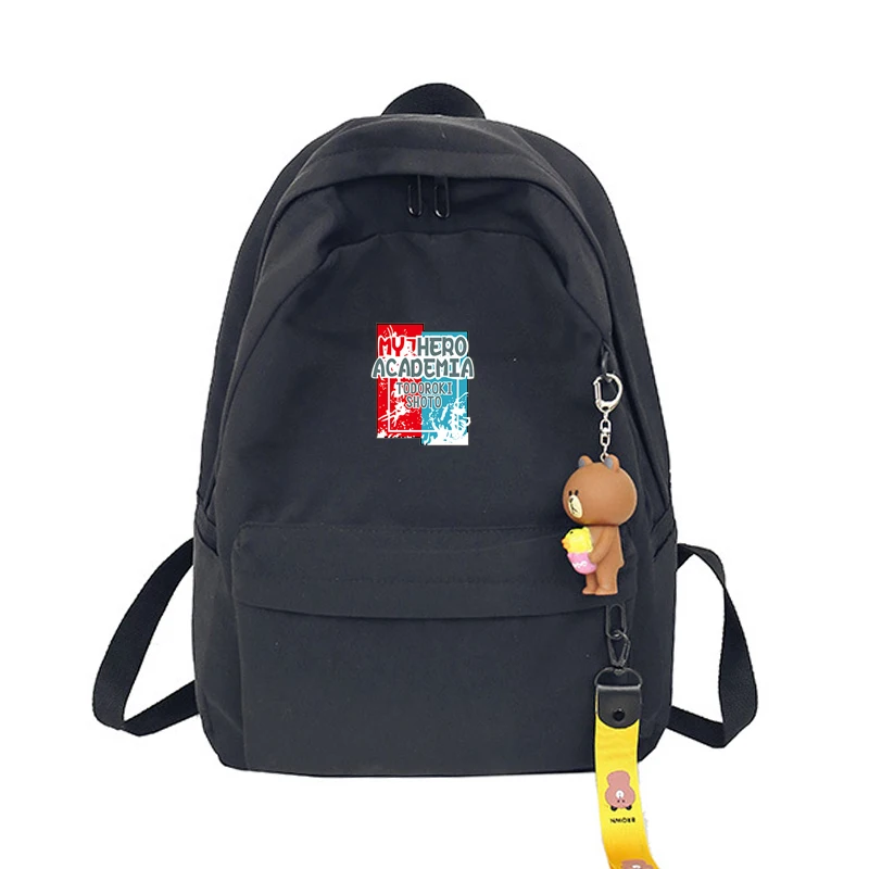 

My Hero Academia waterproof nylon women ribbon leisure backpack large Boku no Hero Academia anime students shoulder bag rucksack