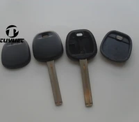 20pcslot replacement car key blanks case for lexus transponder key shell with long blade 46mm