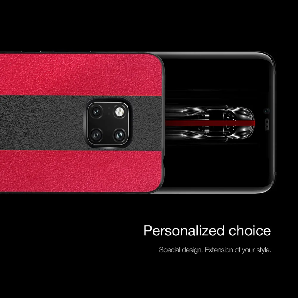 Чехол для huawei mate 20 Pro, Nillkin Racer, кожаная задняя крышка, мягкий силиконовый край, деловой чехол для телефона, для huawei mate 20, Nilkin чехол
