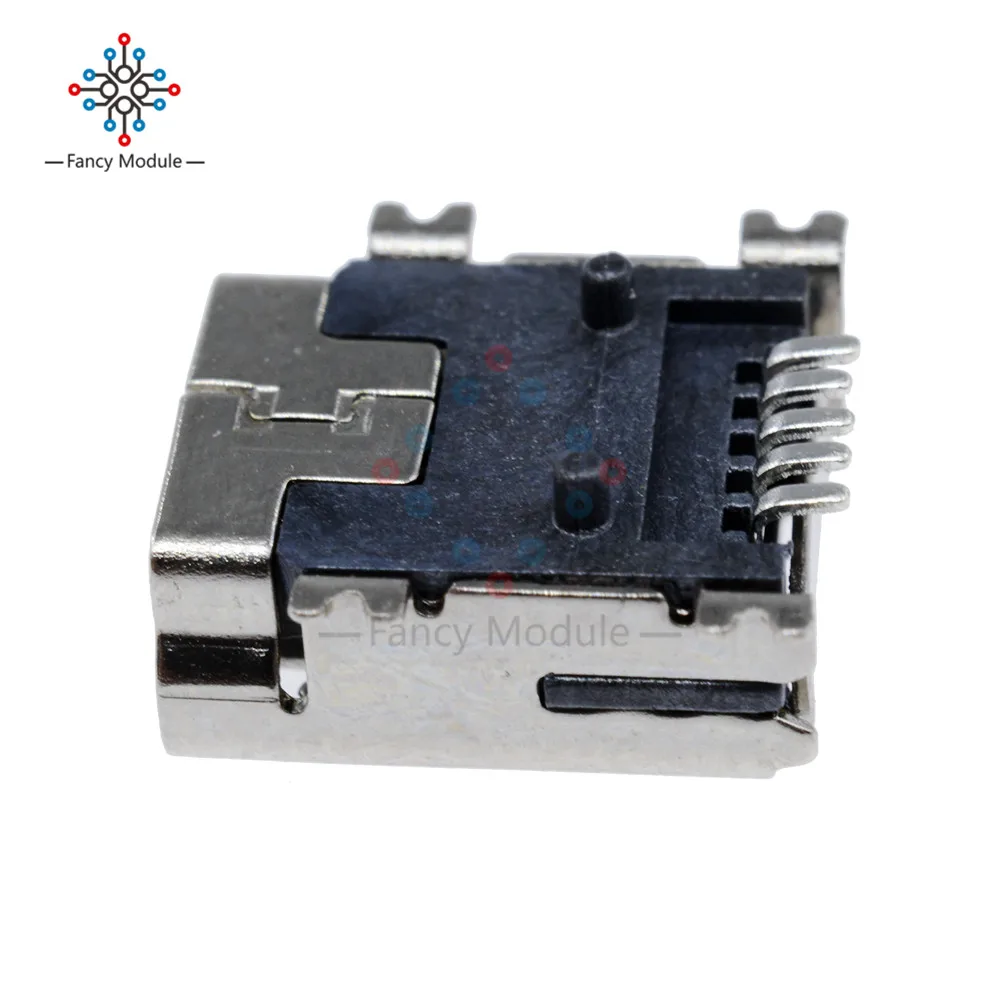 100 шт. Mini USB SMD 5 контактный гнездовой разъем B|plug connector|plug socket connectorplug l |