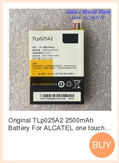 TLI020F7 Батарея для Alcatel PIXI 4 5045D Pop 2 5042D C7 7040 7040D 7041 7041D J720 J720T J726T J726T-so2 аккумулятор 2000 мАч