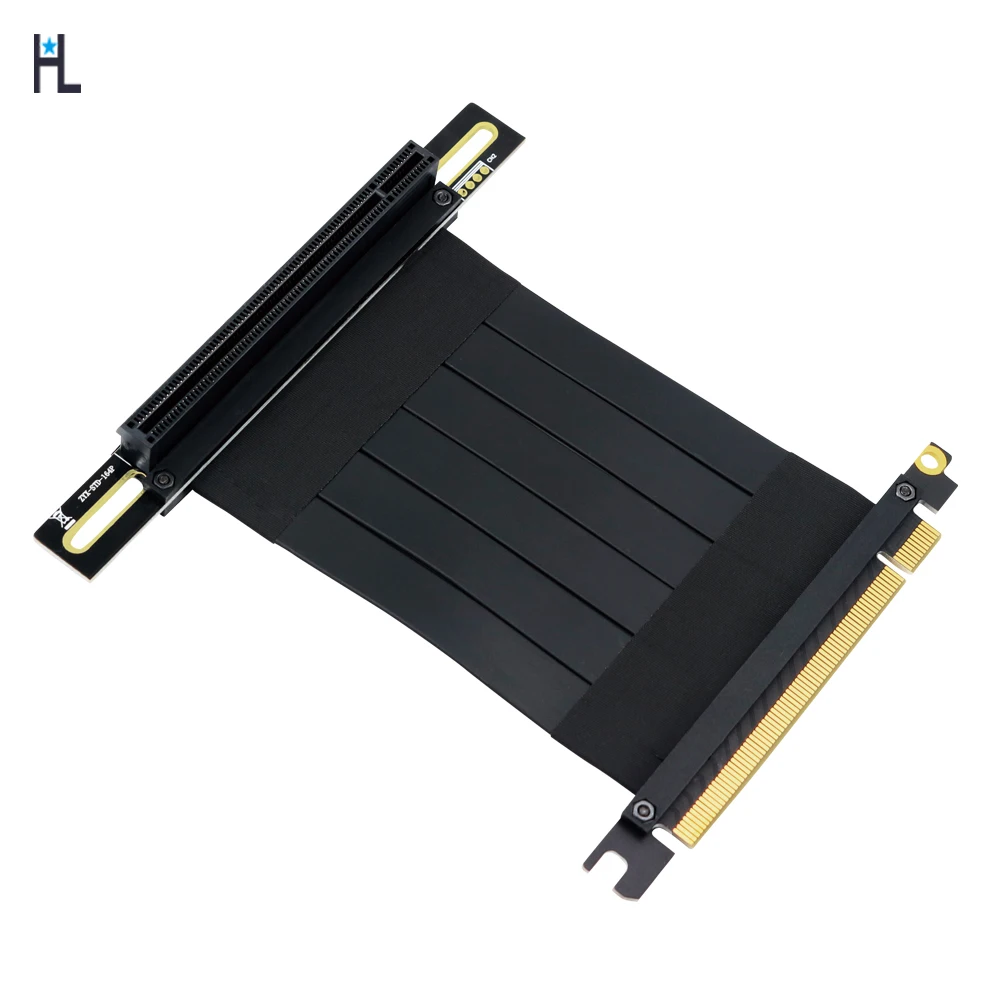 Высококачественный PCI e Express 16x90 ° Вертикальный пористый Удлинительный кабель