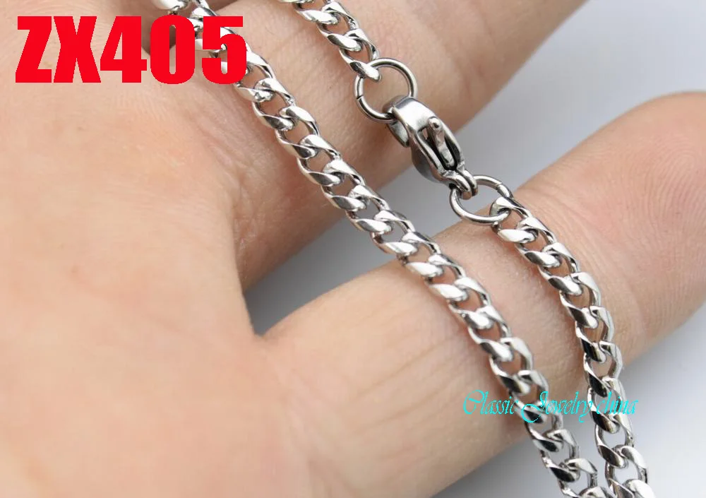 Ожерелье из нержавеющей стали в форме круглой дуги 3 мм модные мужские ювелирные